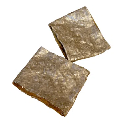 Romer Millinery Women's Morphy Moldable Wrist Cuff Gold Sequin