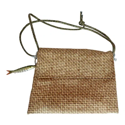 Romer Millinery Women's Neutrals Stay Open Fishing Panier With Fish Charm