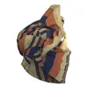 Romer Millinery Women's Neutrals Twisturban Turban In Caftan Stripe Linen With Tassels