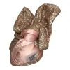Romer Millinery Women's Orange Twisturban Turban In Pink Champagne Sequin & Pink Silk Shantung In Orange