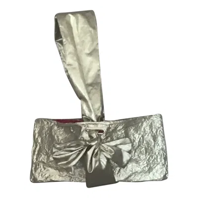 Romer Millinery Women's Pink / Purple / Silver Morphy Moldable Small Clutch In Sterling & Hot Pink