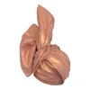 Romer Millinery Women's Twisturban Turban In Rose Gold Metalic Linen In Gold