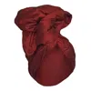 Romer Millinery Women's Twisturban Turban In Silk Shantung Deep Red In Red
