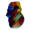 Romer Millinery Women's Twisturban Turban Silk Taffeta Bright Color Block In Black