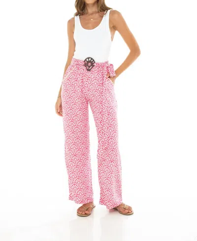 Romi The Brand Art Deco Pant In Pink