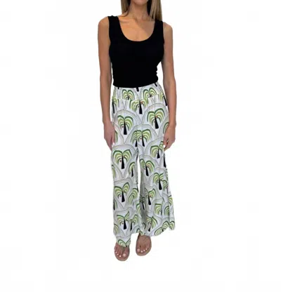 Romi The Brand Nassau Elastic Waist Pant In Black In Multi