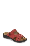 Romika ® Ibiza 99 Slide Sandal In Hibiscus Leather