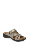 Romika ® Ibiza 99 Slide Sandal In Platin Leather