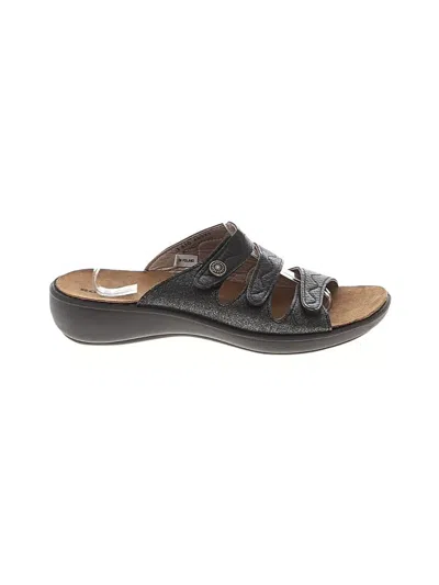 Pre-owned Romika Sandals In Black