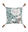 Romo Embroidered Jacquard Lavinia Cushion In Blue