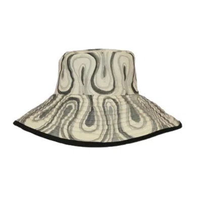 Romualda Women's Roca Reversible Bucket Hat In Noir In Beige