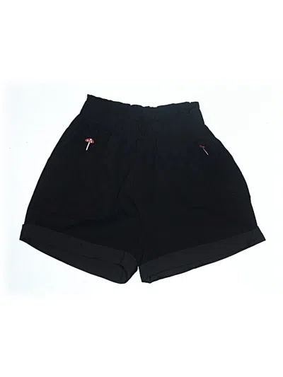 Pre-owned Romwe Athletic Shorts In Black
