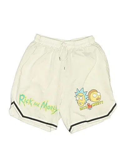 Pre-owned Romwe Athletic Shorts In Ivory