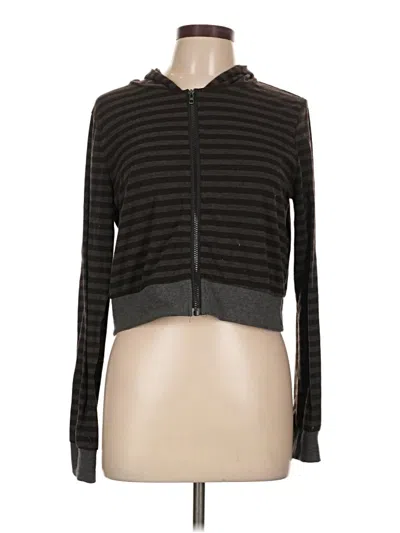 Pre-owned Romwe Cardigan Sweater In Black