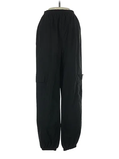 Pre-owned Romwe Cargo Pants In Black