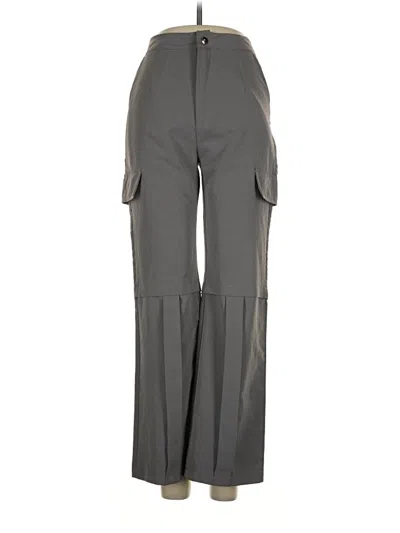 Pre-owned Romwe Cargo Pants In Gray