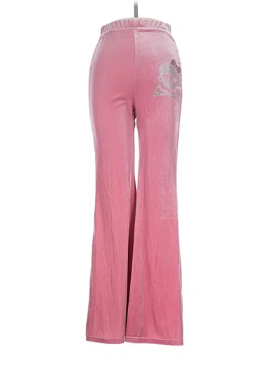 Pre-owned Romwe Casual Pants In Pink