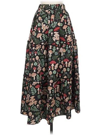 Pre-owned Romwe Casual Skirt In Black