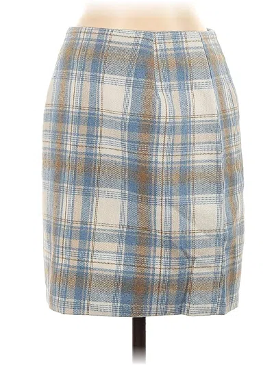 Pre-owned Romwe Casual Skirt In Blue