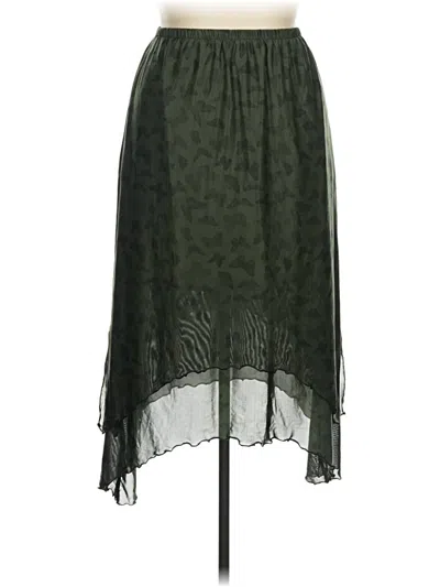 Pre-owned Romwe Casual Skirt In Green