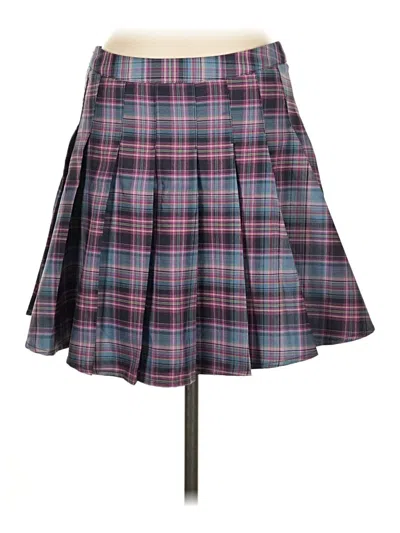 Pre-owned Romwe Casual Skirt In Pink