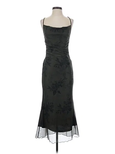 Pre-owned Romwe Cocktail Dress In Black