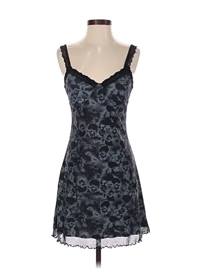 Pre-owned Romwe Cocktail Dress In Black