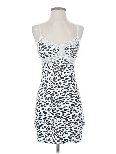 Pre-owned Romwe Cocktail Dress In Blue