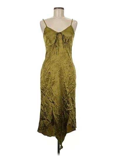 Pre-owned Romwe Cocktail Dress In Green