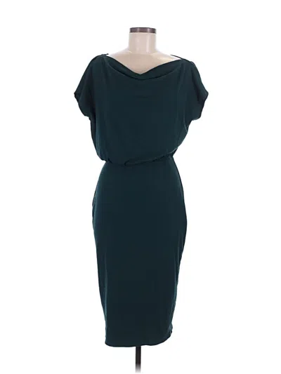 Pre-owned Romwe Cocktail Dress In Teal