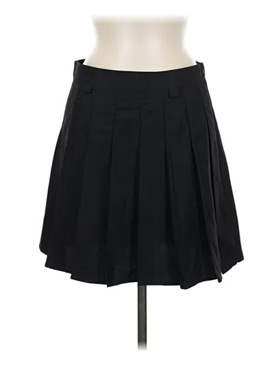 Pre-owned Romwe Formal Skirt In Black
