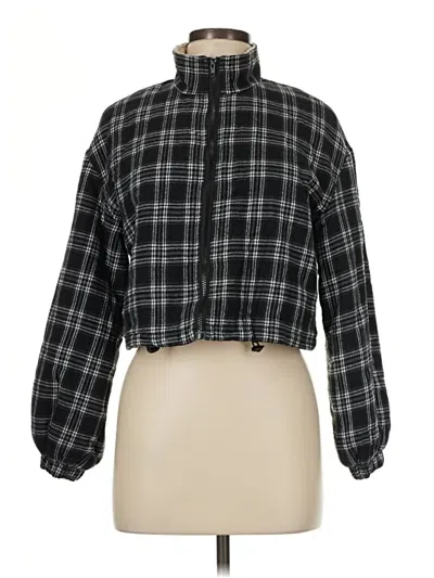 Pre-owned Romwe Jacket In Black