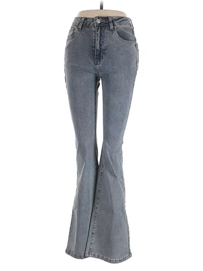 Pre-owned Romwe Jeans In Blue