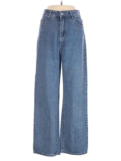 Pre-owned Romwe Jeans In Blue
