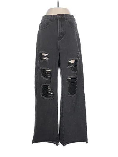 Pre-owned Romwe Jeans In Gray