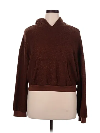 Pre-owned Romwe Pullover Sweater In Brown