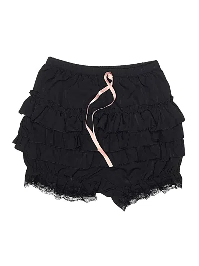 Pre-owned Romwe Shorts In Black