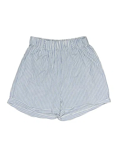 Pre-owned Romwe Shorts In Blue