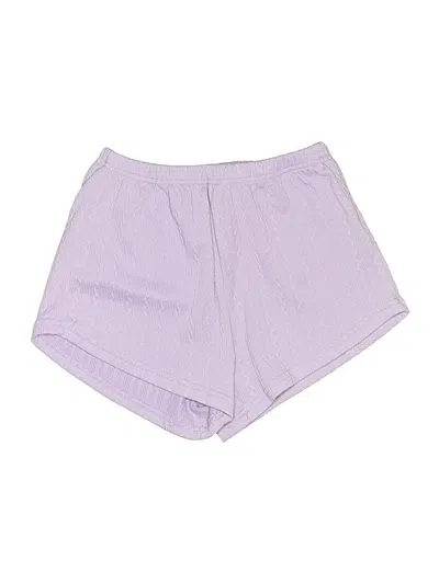 Pre-owned Romwe Shorts In Purple