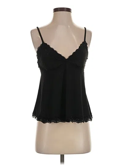 Pre-owned Romwe Sleeveless Blouse In Black