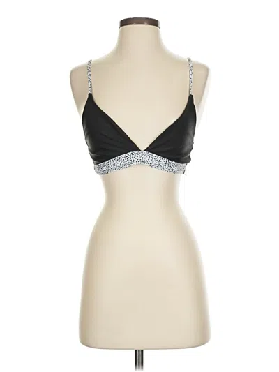 Pre-owned Romwe Sleeveless Top Silver Sweetheart Neckline Tops