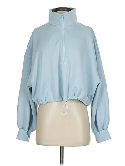 Pre-owned Romwe Sweatshirt In Blue