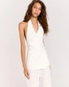Romy Lila Vest In White
