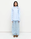 Romy Lips Shirt In Chambray, Lips
