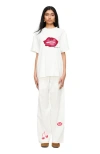 Romy Lips Tee In White