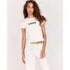 Romy Lover Baby Tee In White