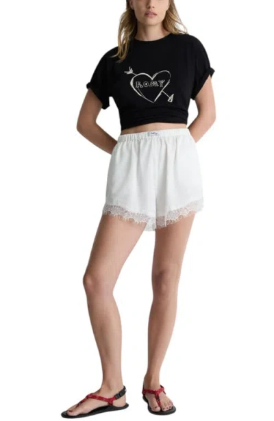 Romy Paris Silky Shorts In White