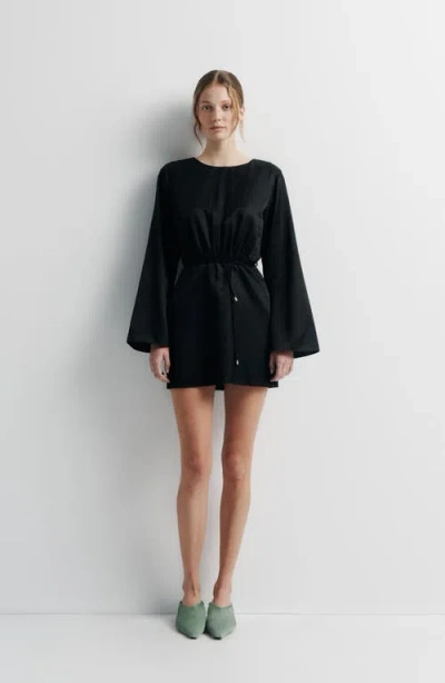 Romy Piper Dress In Black