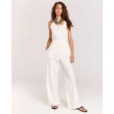 Romy Rope Tie Pant In White