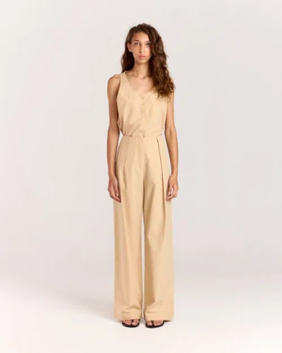 Romy Summer Pant In Tan